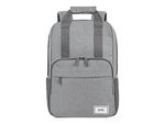 Solo New York Claim 15.6" Laptop Backpack, Heathered Gray Polyester (UBN760-10)