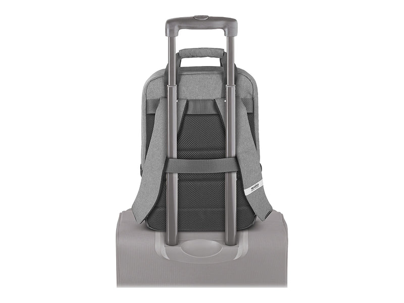 Solo New York Claim 15.6" Laptop Backpack, Heathered Gray Polyester (UBN760-10)