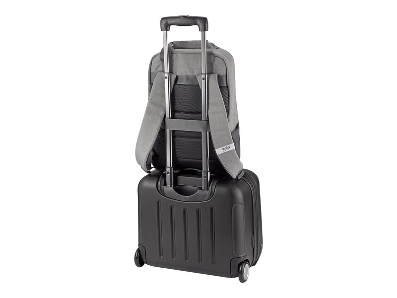 Solo New York Claim 15.6" Laptop Backpack, Heathered Gray Polyester (UBN760-10)
