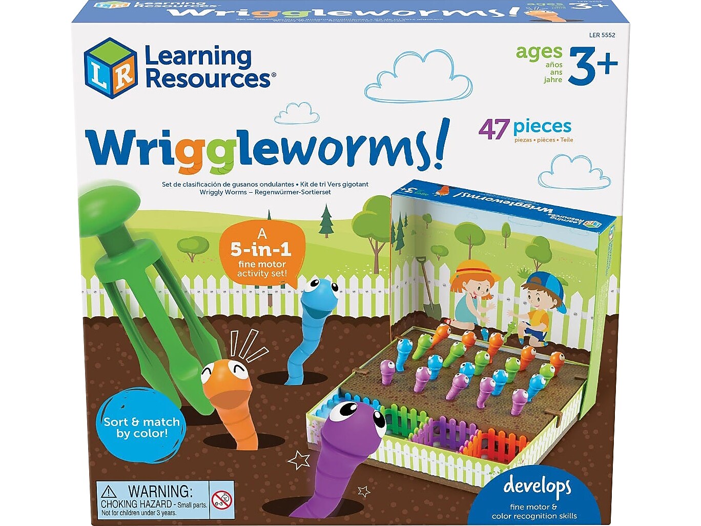 Learning Resources Wriggleworms! Assorted Colors (LER5552)