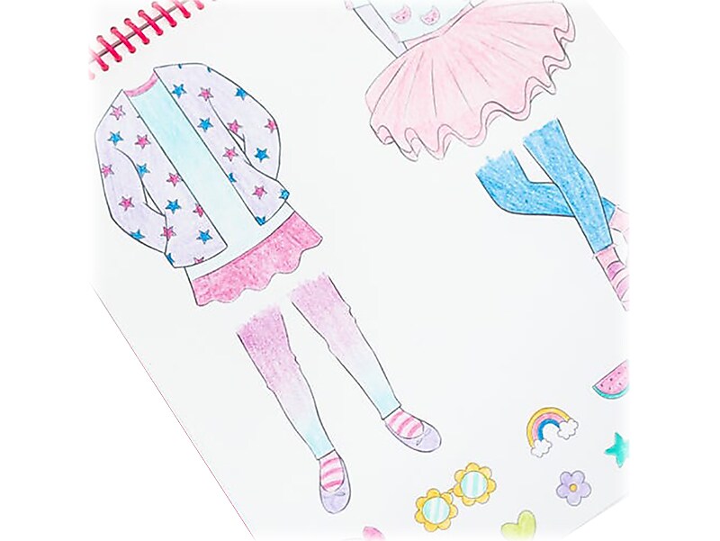 Educational Insights Fashion Parade Stickers/Coloring Book, Pre-School (1553)