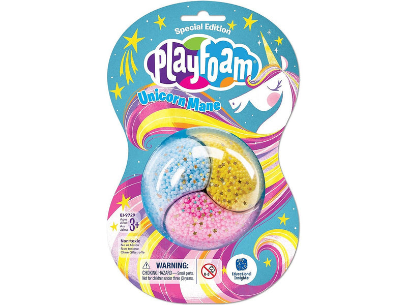 Playfoam Special Edition Unicorn Mane, Multicolor, 12/Pack (9728)