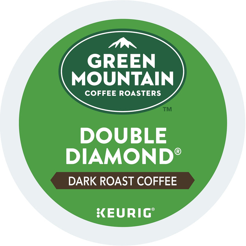 Green Mountain Double Diamond Coffee, Dark Roast, 0.40 oz. Keurig® K-Cup® Pods, 24/Box (4066)