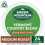 Green Mountain Vermont Country Blend Coffee Keurig® K-Cup® Pods, Medium Roast, 24/Box (6602)
