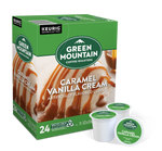 Green Mountain Caramel Vanilla Cream Coffee Keurig® K-Cup® Pods, Light Roast, 24/Box (6700)
