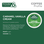 Green Mountain Caramel Vanilla Cream Coffee Keurig® K-Cup® Pods, Light Roast, 24/Box (5000330109)