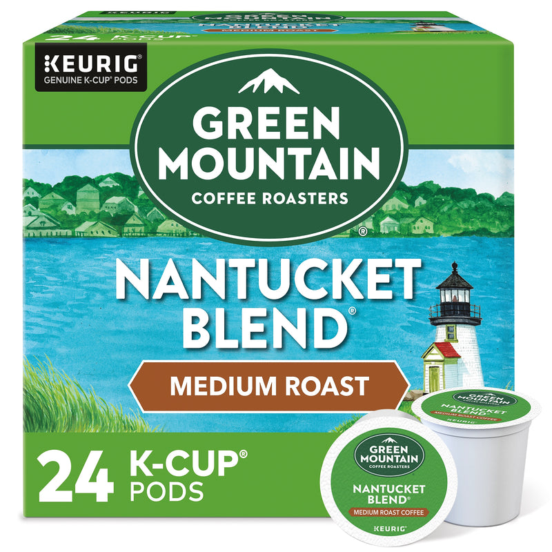 Green Mountain Nantucket Blend Coffee Keurig® K-Cup® Pods, Medium Roast, 24/Box (6663)