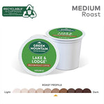Green Mountain Lake & Lodge Coffee, Medium Roast, 0.31 oz. Keurig® K-Cup® Pods, 24/Box (6523)