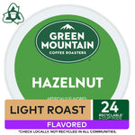 Green Mountain Hazelnut Coffee Keurig® K-Cup® Pods, Light Roast, 24/Box (6792)