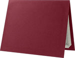 LUX Certificate Holders, 9 1/2" x 11", Burgundy Red Linen, 25/Pack (CHEL185DB10025)