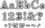 Barker Creek Chalkboard  4" Letters and Numbers, Multicolored, 468/Pack (BC3646)