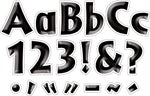 Barker Creek Black Tie Affair  4" Letters and Numbers, Black, 510/Pack (BC3637)