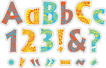 Barker Creek Moroccan  4" Letters and Numbers, Multicolored, 255/Pack (BC1722)