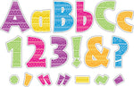 Barker Creek Kai Ola  4" Letters and Numbers, Multicolored, 255/Pack (BC1729)