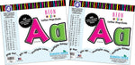 Barker Creek Neon  4" Letters and Numbers, Multicolored, 510/Pack (BC3628)