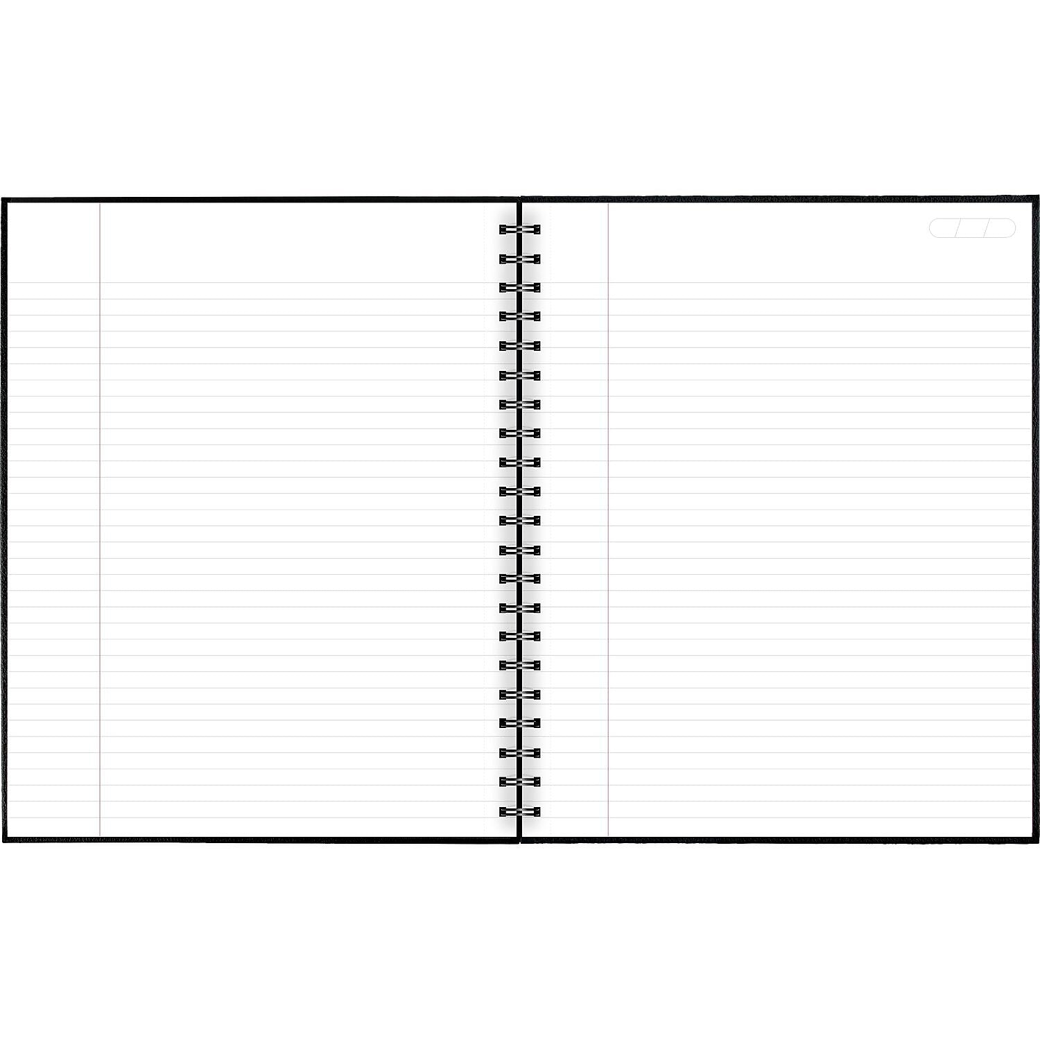 Cambridge 1-Subject Professional Notebook, 8.5" x 11", Wide Ruled, 96 Sheets, Black (06100)