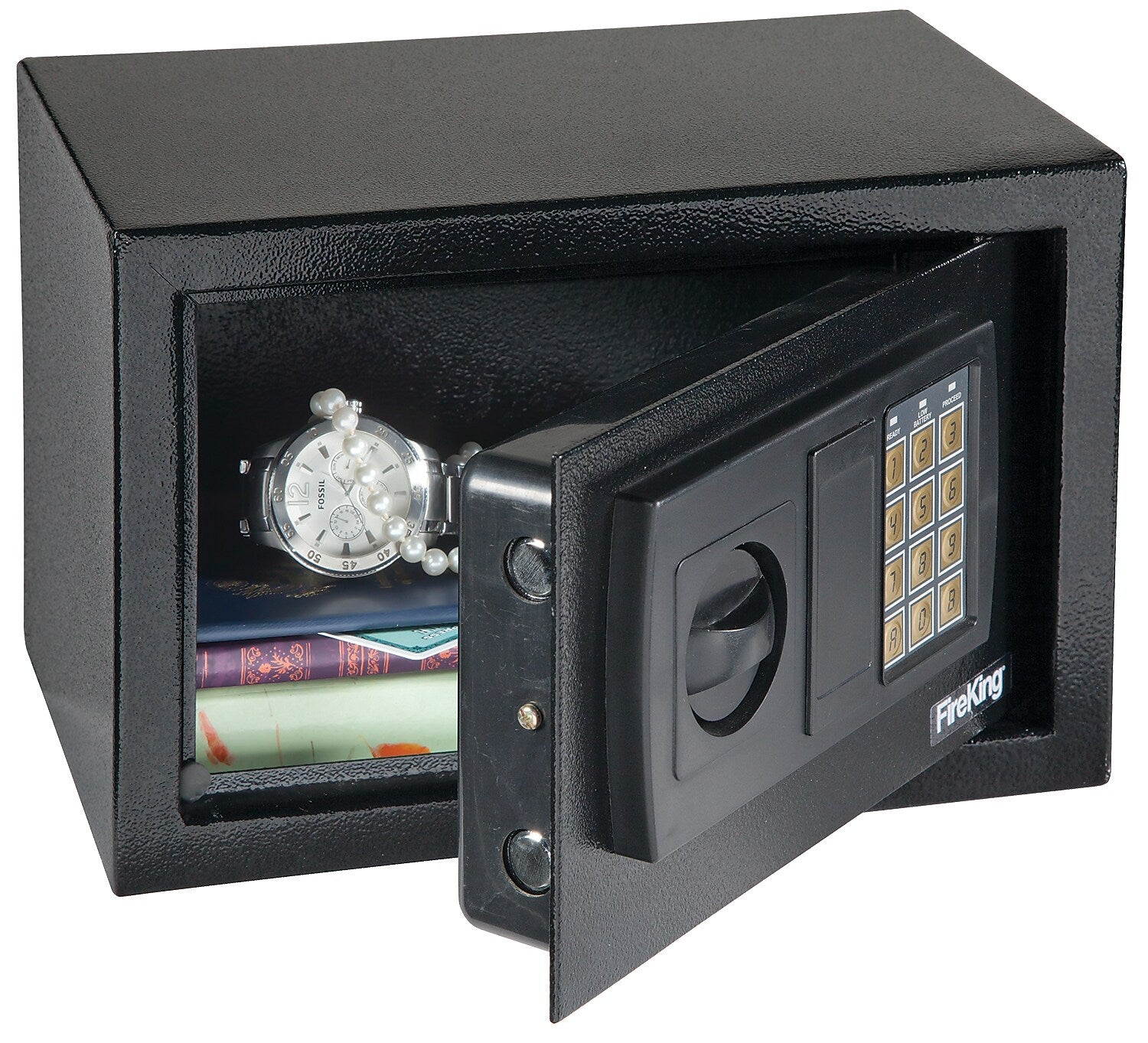 FireKing Personal Steel Standard Home Safe with Keypad Lock, 0.3 Cu. Ft.  (HS1207)