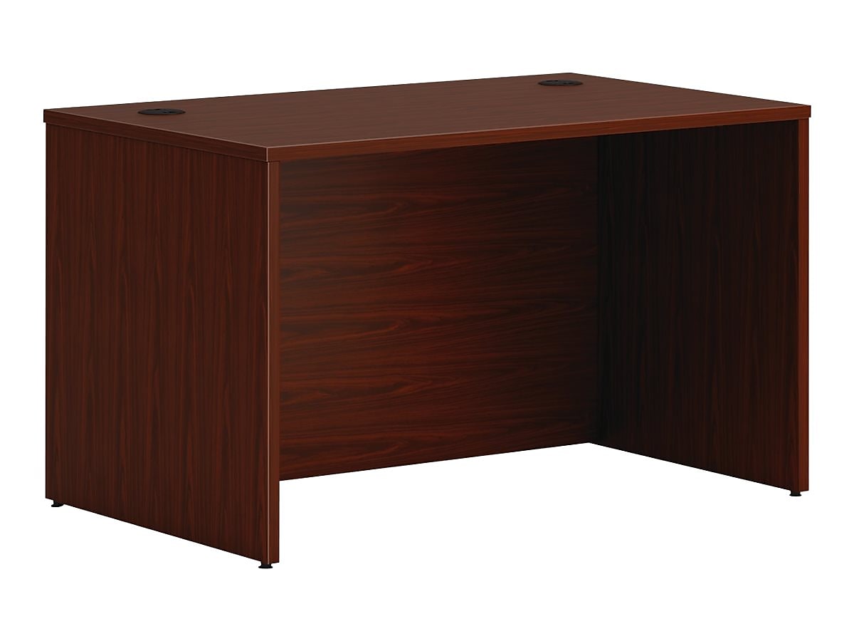 HON Mod 48" Desk Shell, Traditional Mahogany (HLPLDS4830.LTM1)