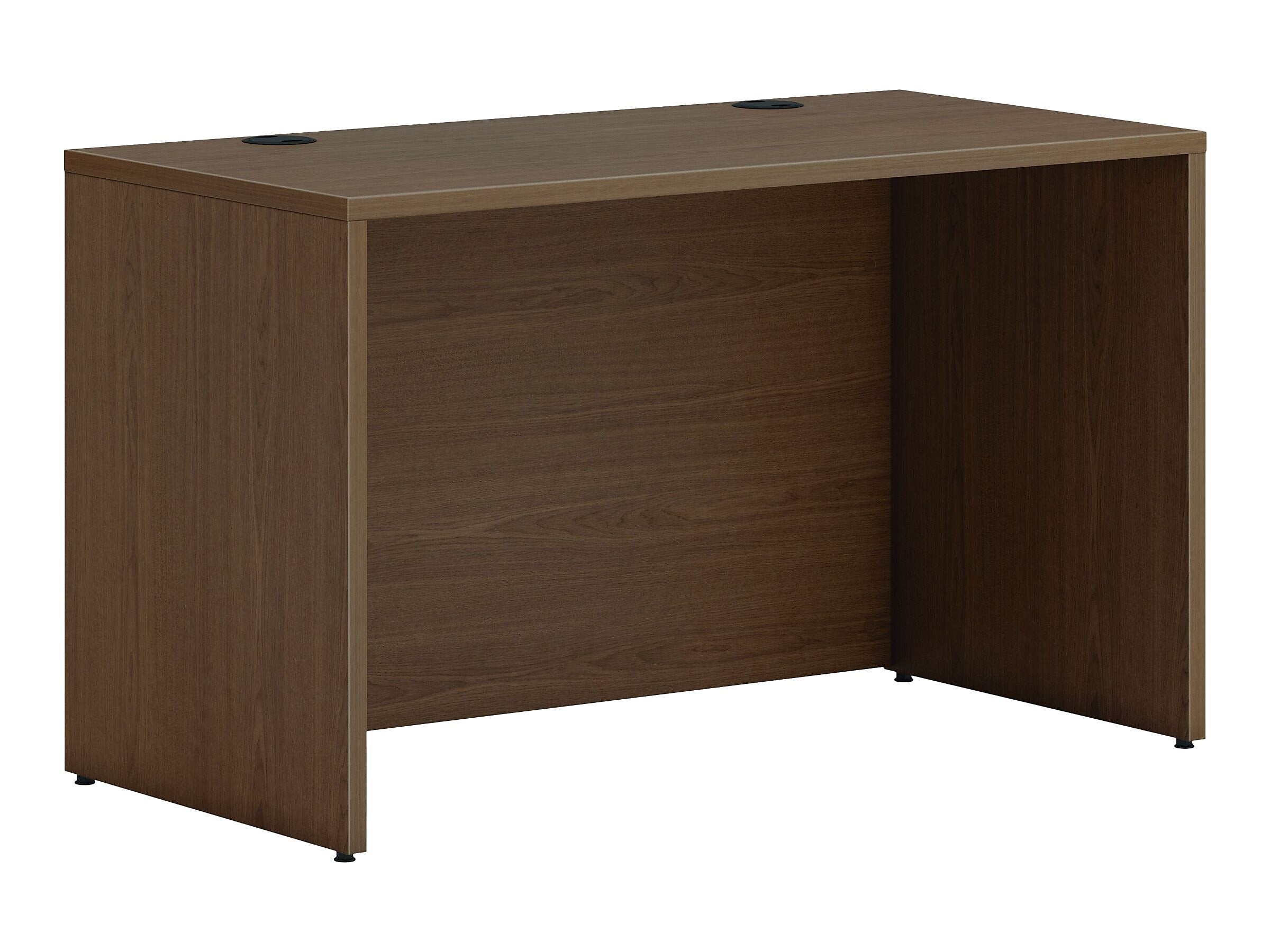 HON Mod 48" Credenza Desk Shell, Sepia Walnut (HLPLCS4824.LSE1)