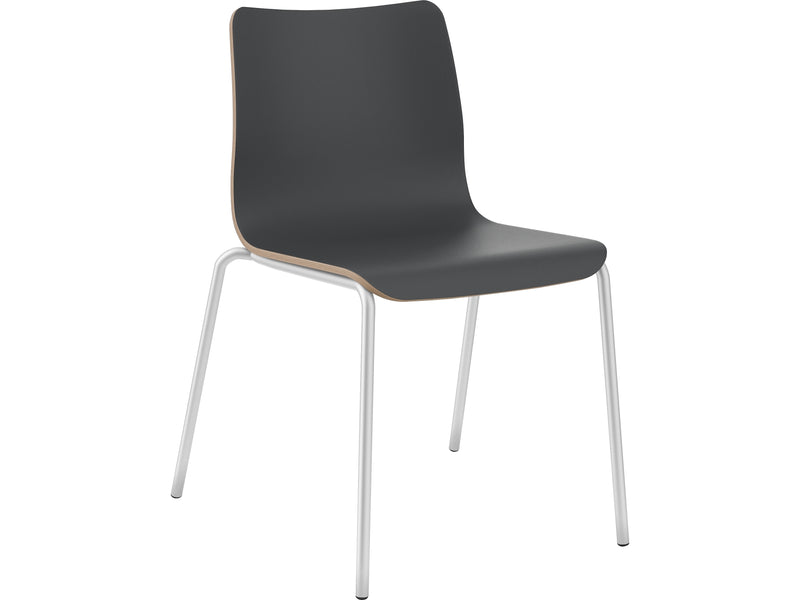 HON Ruck Modern Laminate Dining Chair, Charcoal (HRUCK1L.S.PR8)