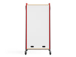 Safco Whiffle Typical 15 Mobile Storage Cabinet, 60"H x 30"W x 19.75"D, Red Mixed Materials (3935RED)
