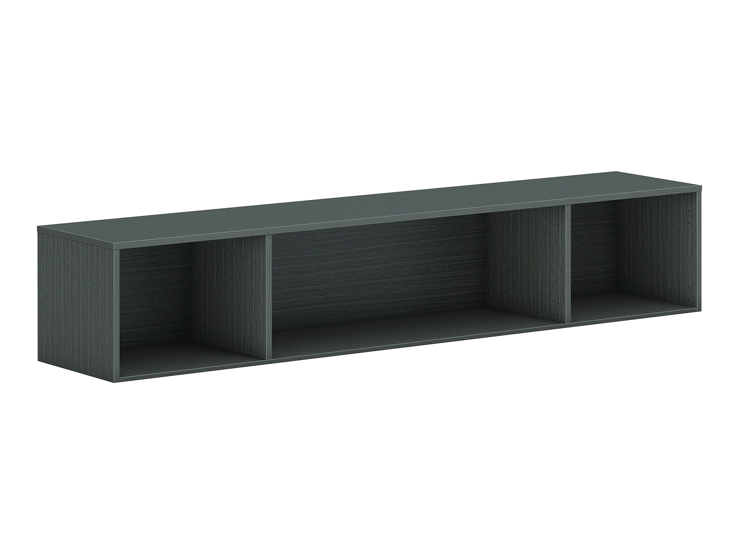 HON Mod 13.5" Wall Cabinet with 1 Shelf, Slate Teak (HLPLWMH72.LSL1)