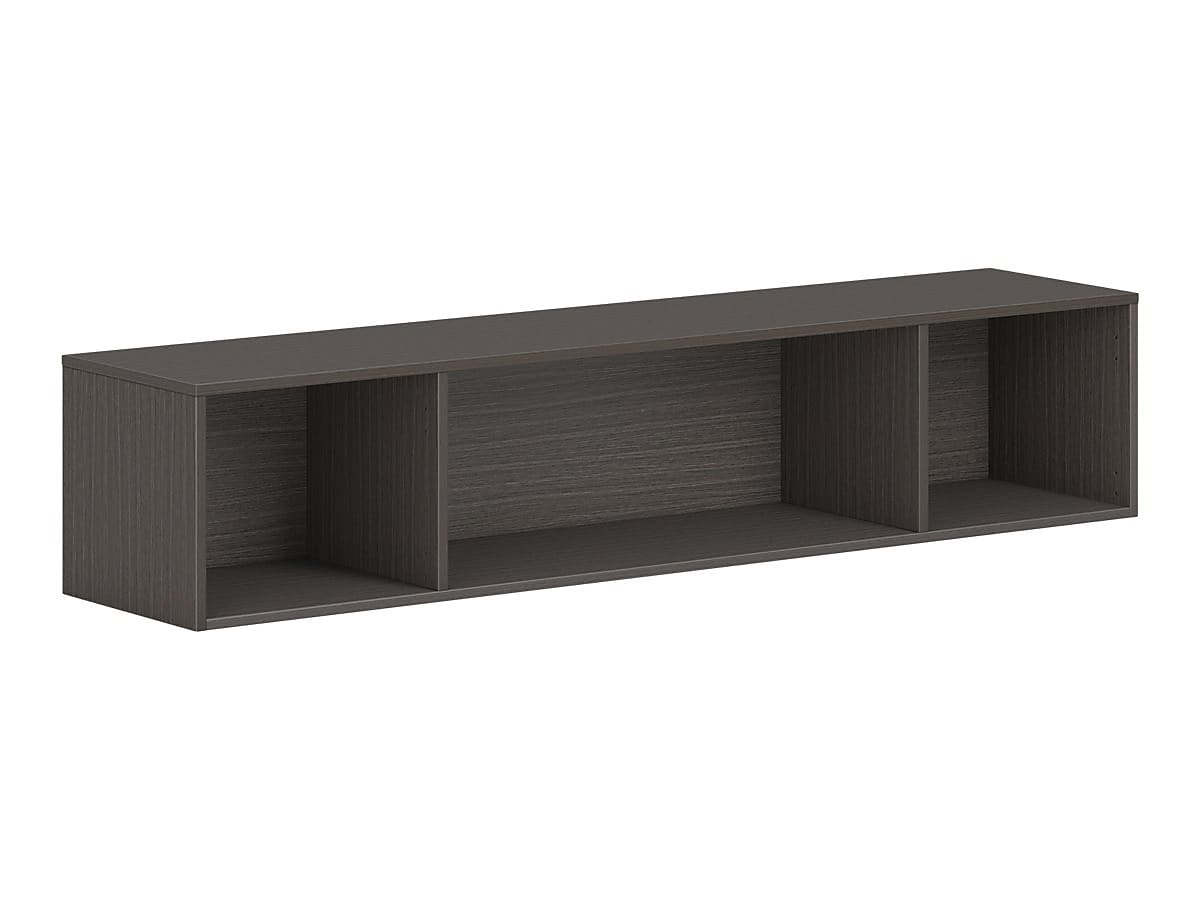HON Mod 13.5" Wall Cabinet with 1 Shelf, Slate Teak (HLPLWMH66.LSL1)