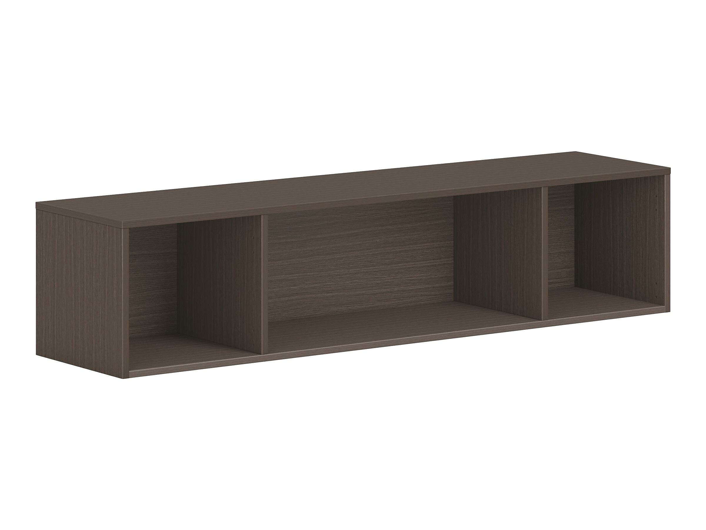 HON Mod 13.5" Wall Cabinet with 1 Shelf, Slate Teak (HLPLWMH60.LSL1)