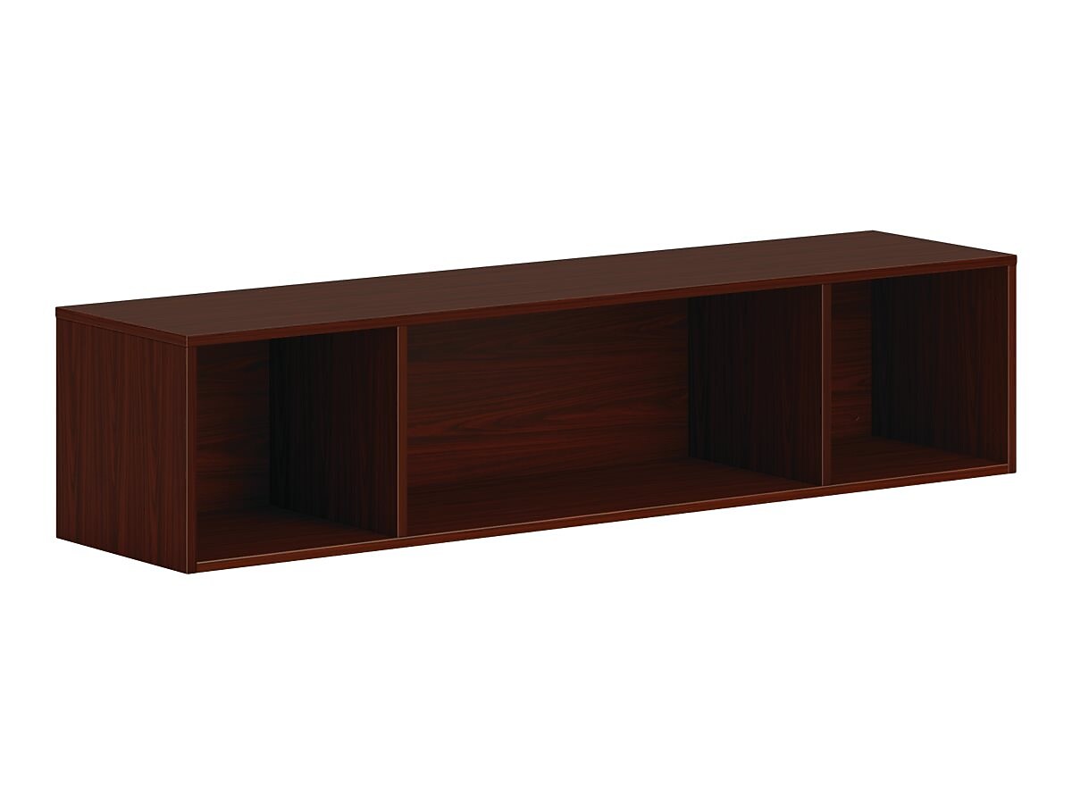 HON Mod 13.5" Wall Cabinet with 1 Shelf, Traditional Mahogany (HLPLWMH60.LTM1)