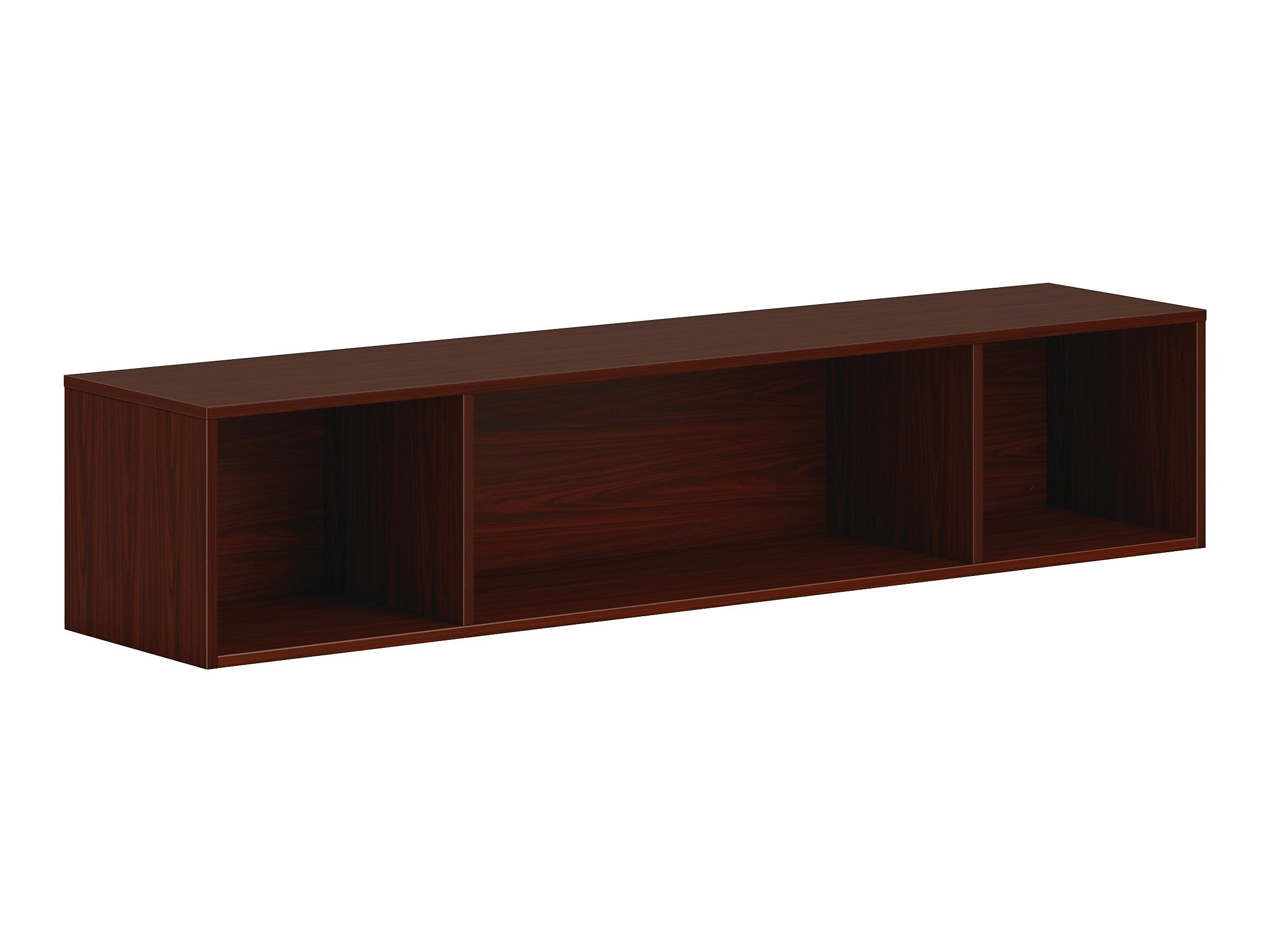 HON Mod 13.5" Wall Cabinet with 1 Shelf, Traditional Mahogany (HLPLWMH66.LTM1)