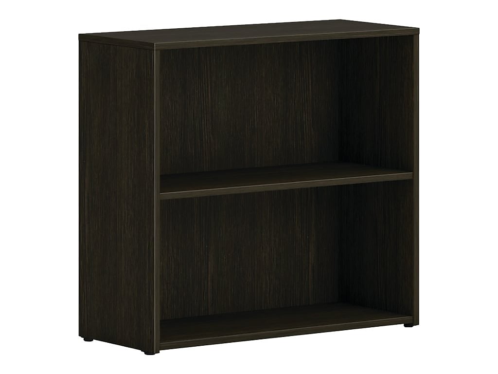 HON Mod 29"H 2-Shelf Bookcase, Java Oak (HLPLBC3013B2.LJA1)
