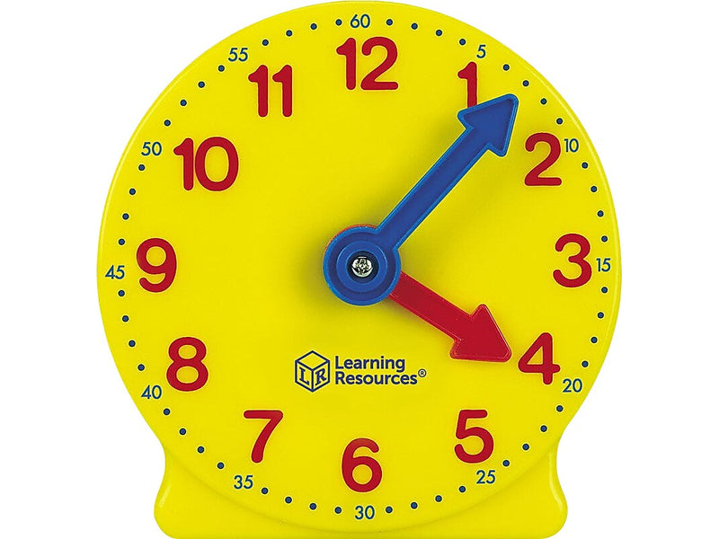 Learning Resources Big Time Learning Clock, Yellow (LER3675)