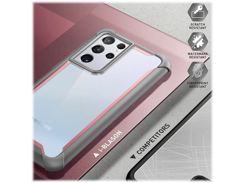 i-Blason Ares Pink Rugged Case for Samsung Galaxy S21 Ultra (Galaxy-S21Ultra-Ares-Pink)