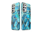 i-Blason Cosmo Ocean Blue Case for Samsung Galaxy S21 Ultra (Galaxy-S21Ultra-Cosmo-Ocean)