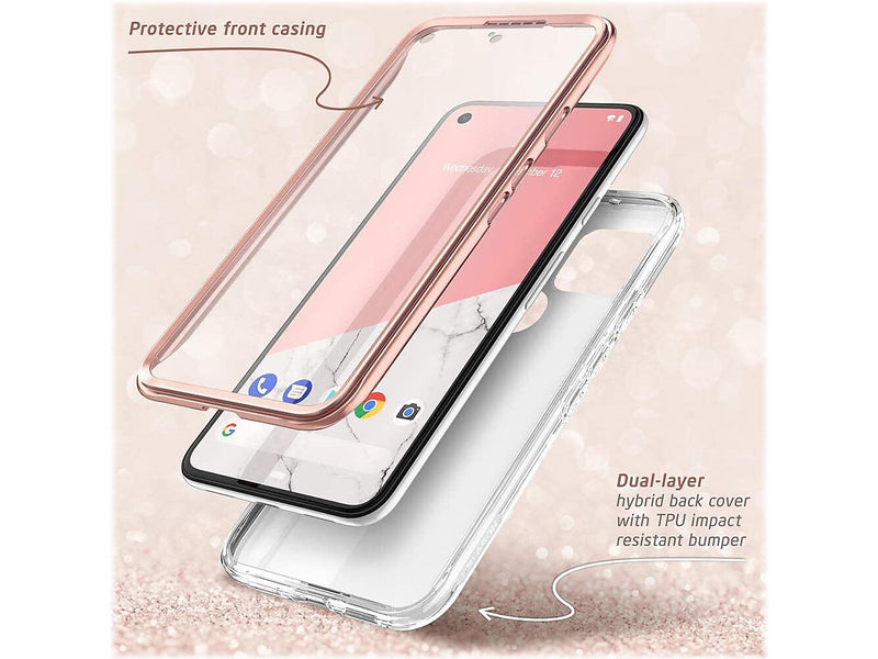 i-Blason Cosmo Marble Pink Case for Google Pixel 5 (GooglePixel5-Cosmo-SP-Marble)