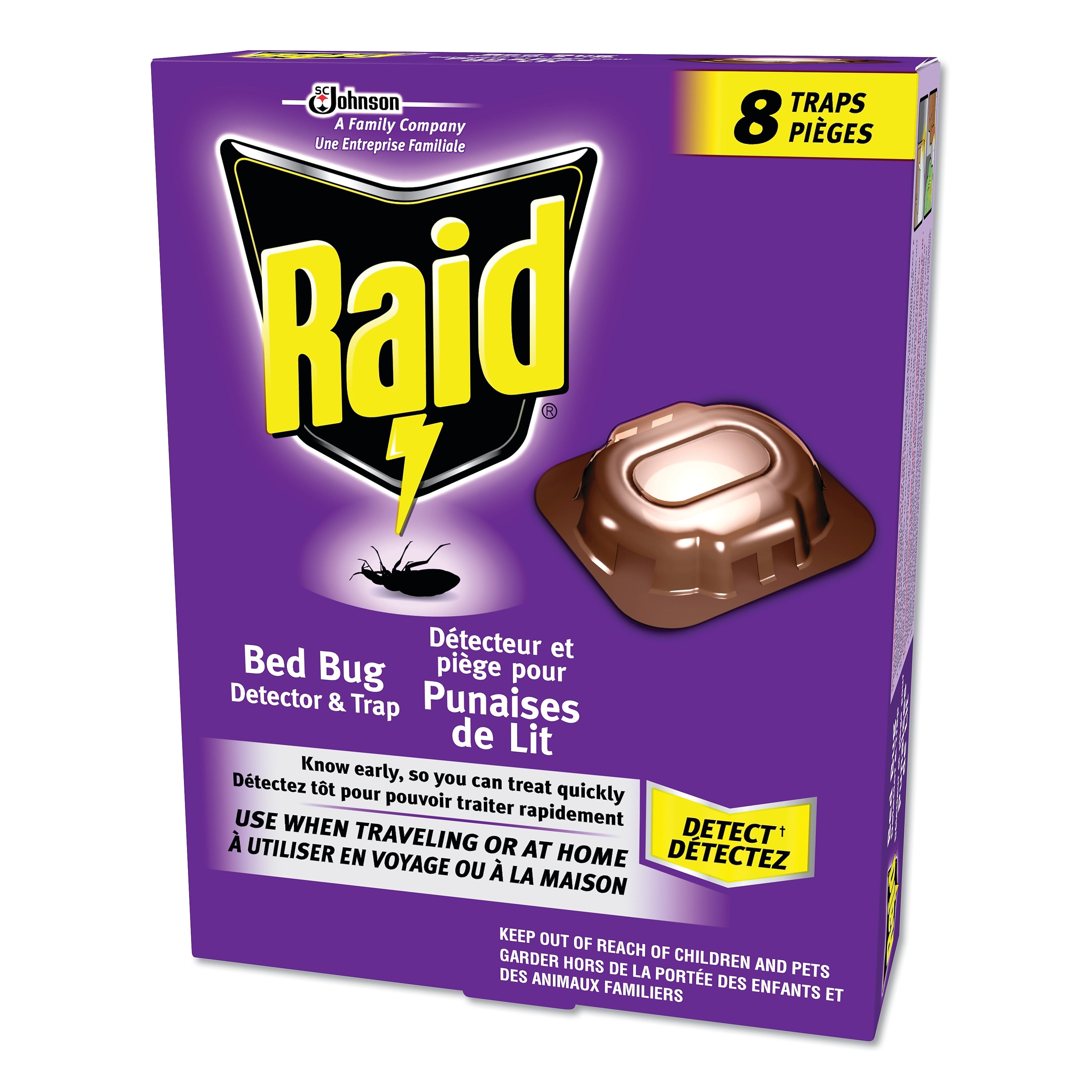 Raid Bed Bug Detector and Trap, 17.5 oz, Aerosol (SJN674798EA)