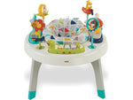 Fisher-Price 2-in-1 Sit-to-Stand Activity Center Spin 'n Play, Safari  (FFJ01)