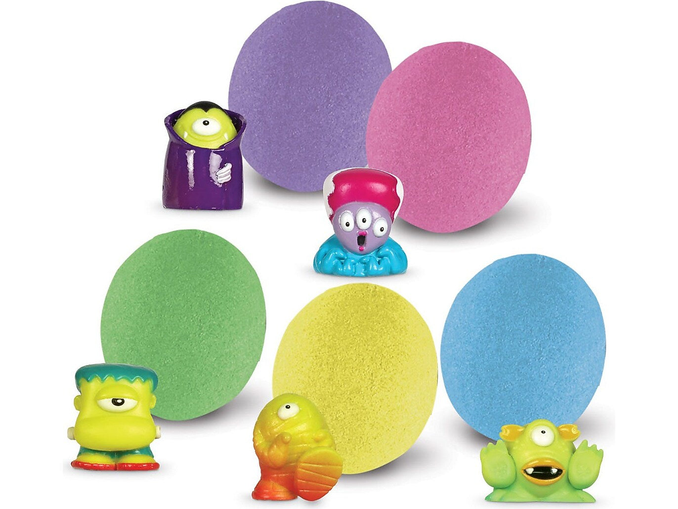Learning Resources Beaker Creatures Monsterglows, Assorted Colors, 5/Pack (LER3833)