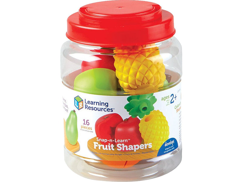 Learning Resources Snap-n-Learn Fruit Shapers, Multicolor (LER6 6715)