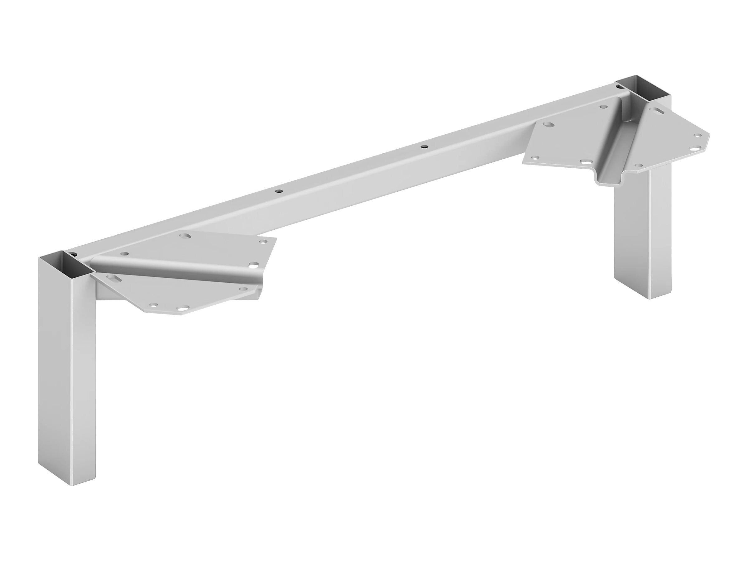 HON Mod 7" Metal Credenza Leg Support, Silver (HLPLSL24.SLVR)