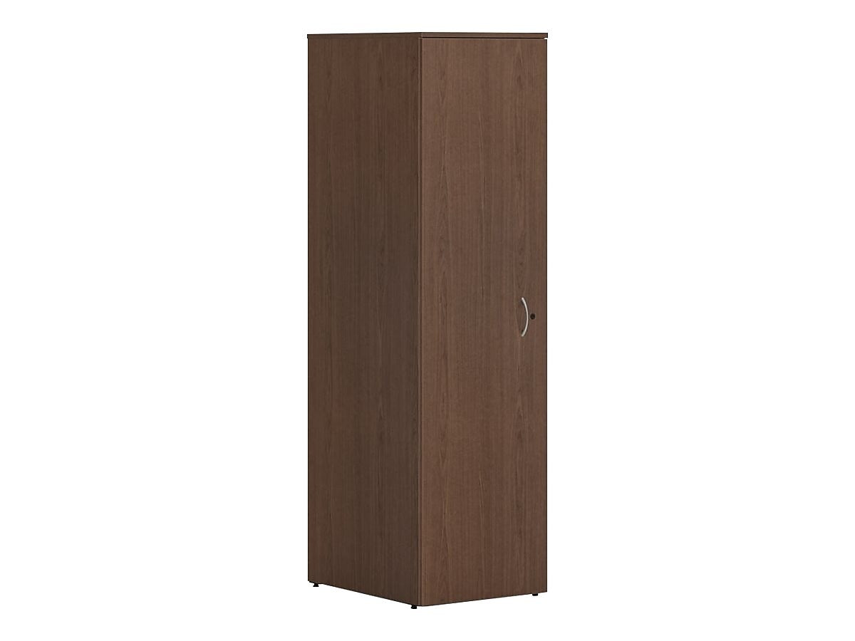HON Mod 65" Wardrobe with 1 Shelf, Sepia Walnut (HLPLW1824.LSE1)