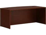 HON Mod 72"W Desk Shell, Traditional Mahogany (HLPLDS7236B.LTM1)