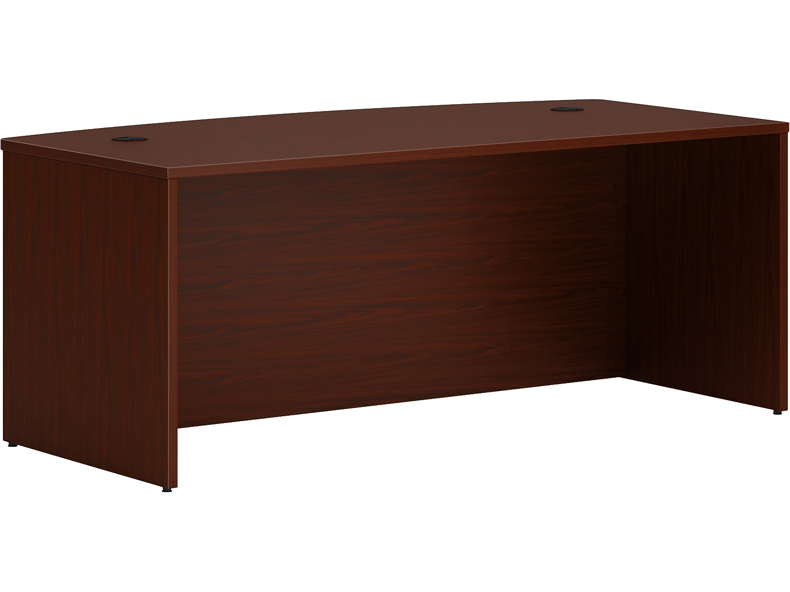 HON Mod 72"W Desk Shell, Traditional Mahogany (HLPLDS7236B.LTM1)