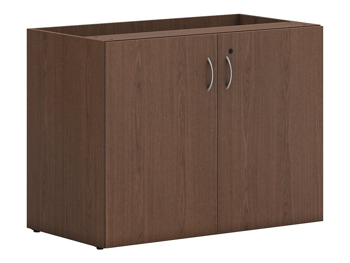 HON Mod 29" Storage Cabinet with 1 Shelf, Sepia Walnut (HLPLSC3620.LSE1)
