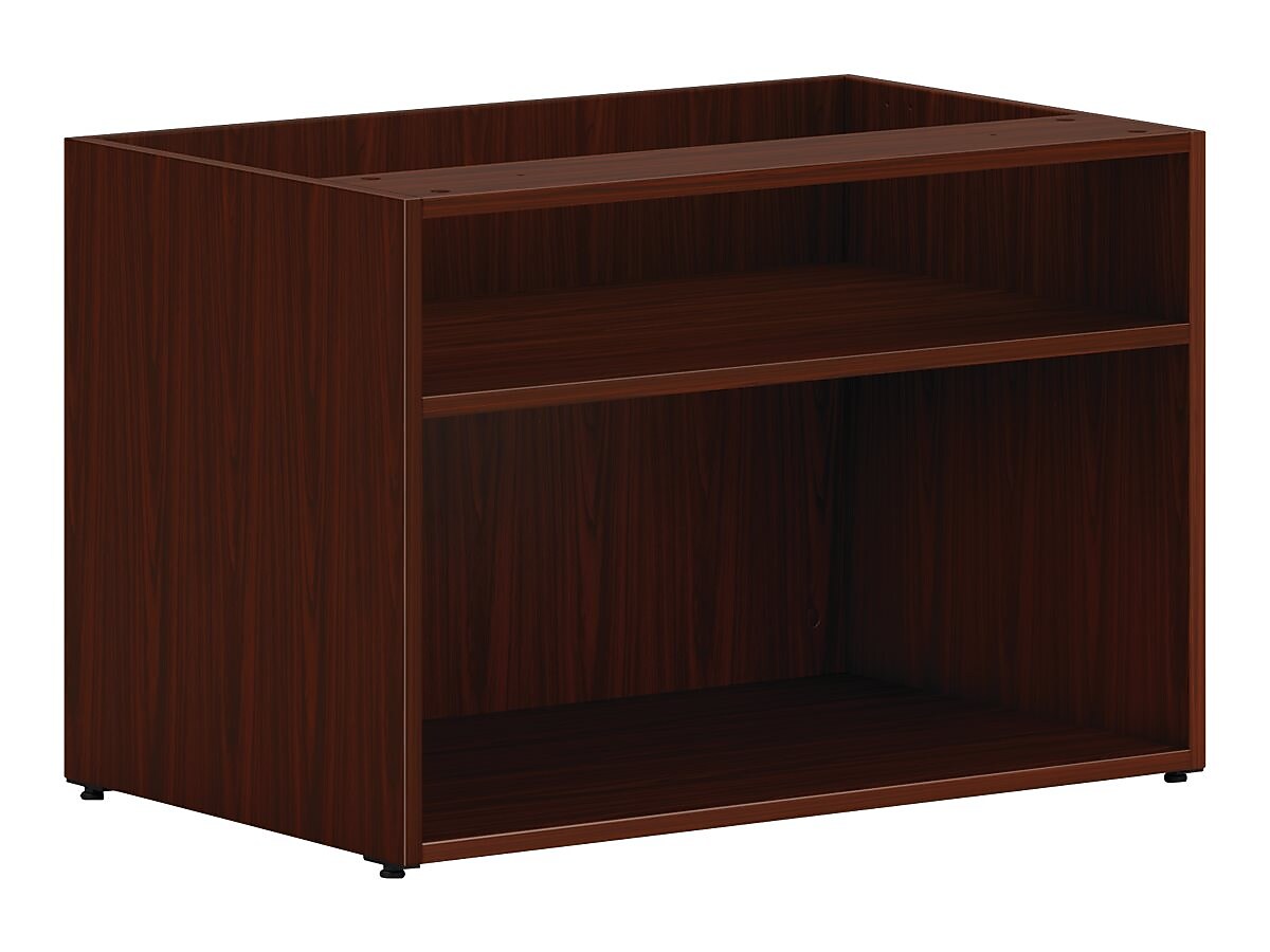 HON Mod 21" Low Storage Credenza with 2 Shelves, Traditional Mahogany (HLPLCL3020S.LTM1)