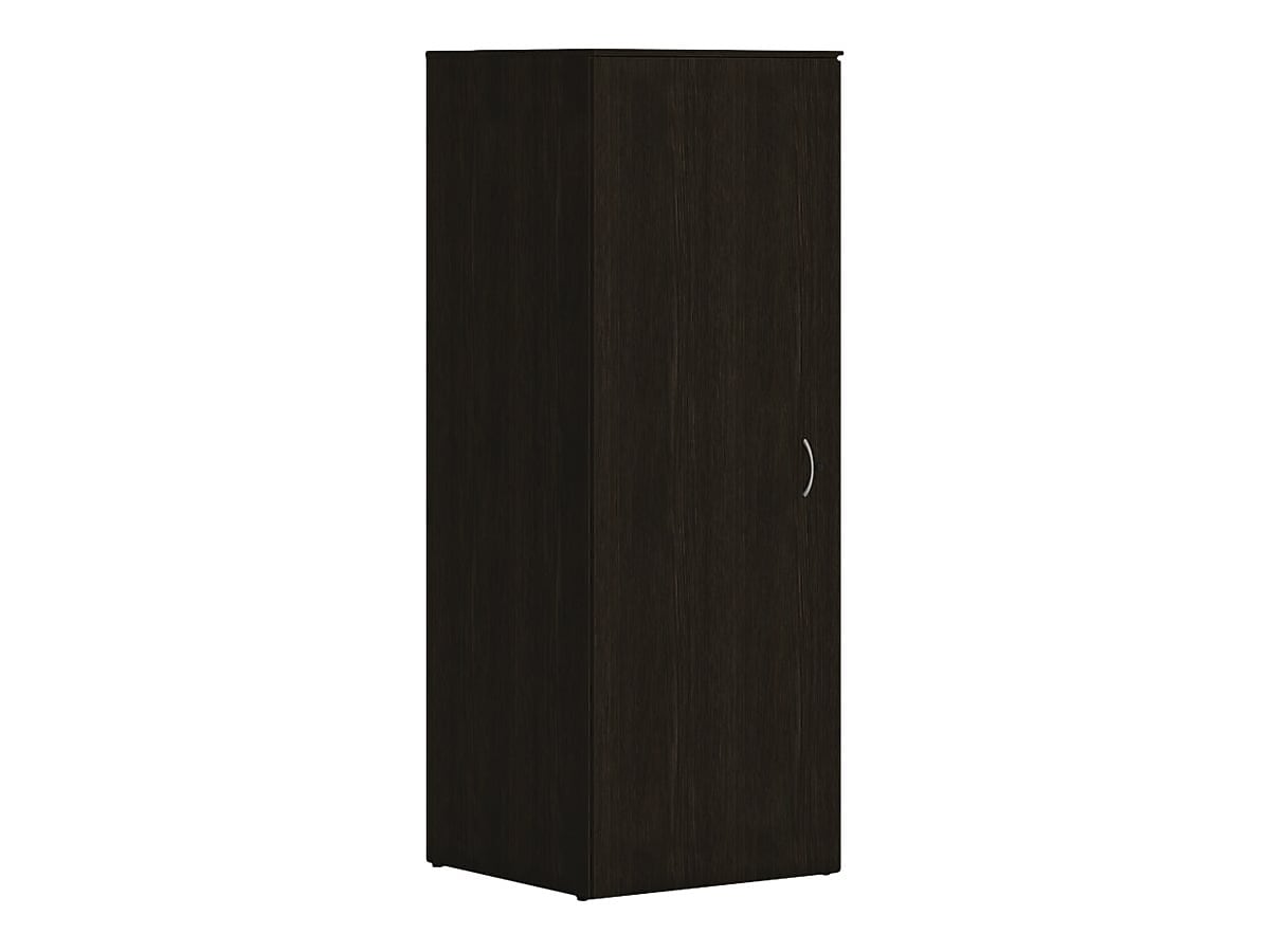 HON Mod 65" Wardrobe with 1 Shelf, Java Oak (HLPLW2424.LJA1)