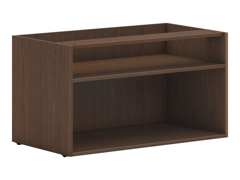 HON Mod 21" Low Storage Credenza with 2 Shelves, Sepia Walnut (HLPLCL3620S.LSE1)