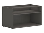 HON Mod 21" Low Storage Credenza with 2 Shelves, Slate Teak (HLPLCL3620S.LSL1)