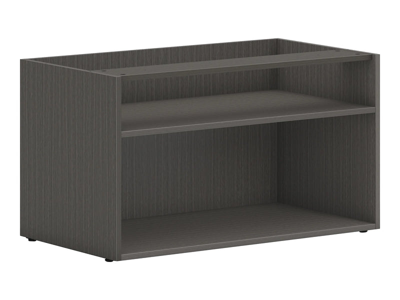 HON Mod 21" Low Storage Credenza with 2 Shelves, Slate Teak (HLPLCL3620S.LSL1)