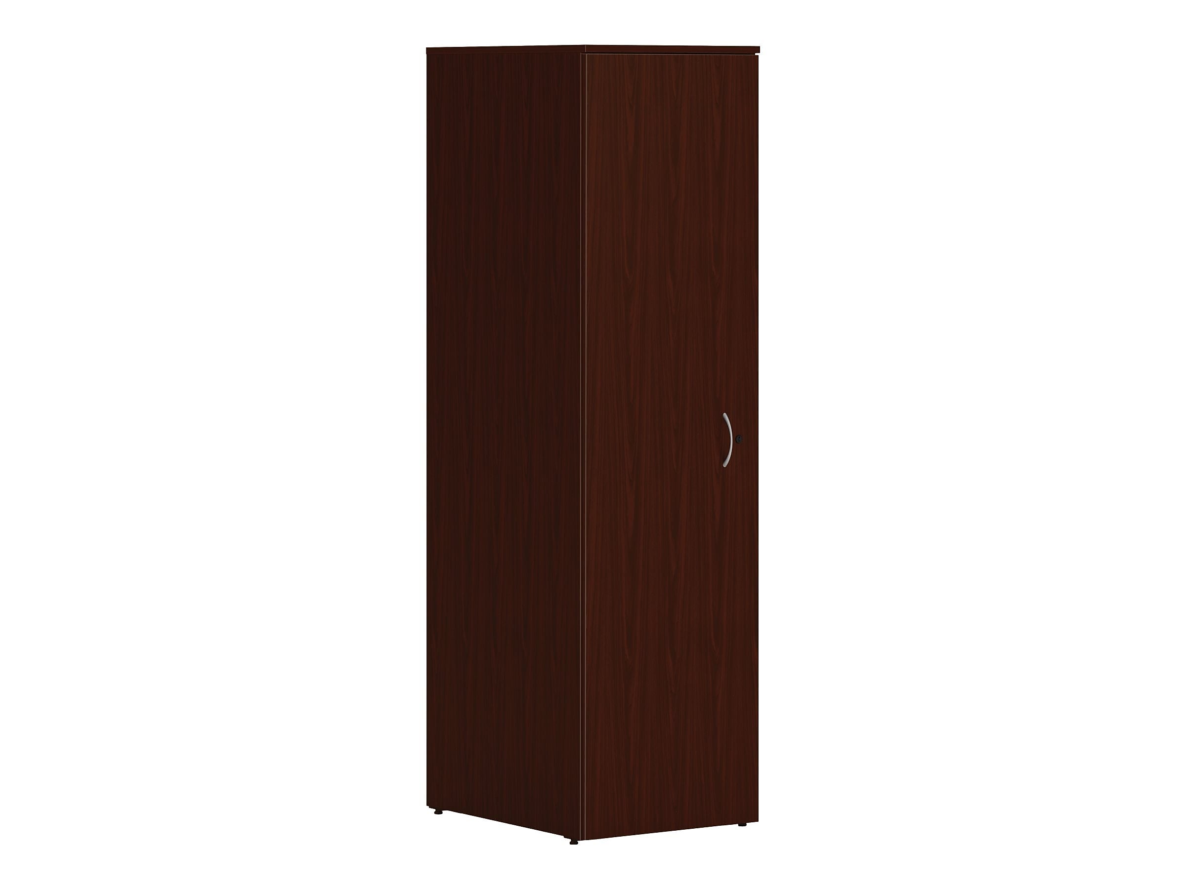 HON Mod 65" Wardrobe with 1 Shelf, Traditional Mahogany (HLPLW1824.LTM1)